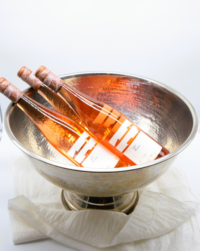 Champagnerschale-silber-Dekorationsverleih-Hannover